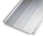 Preview: FixClick 5 TS Stehfalzblech mit Startleisteneinschnitt mit Mikrotrapezprofilierung - hier in RAL9006 Weißaluminium Preview: FixClick 5 TS Stehfalzblech mit Startleisteneinschnitt mit Mikrotrapezprofilierung - hier in RAL9006 Weißaluminium